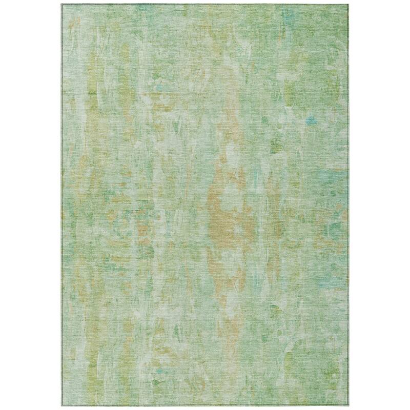 Machine Washable Indoor/ Outdoor Muted Ombre Chantille Rug