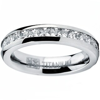 Black Plated 4mm TITANIUM Ring Band with Highly Polished Finish New size 5