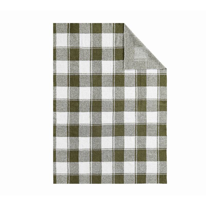 Brooklyn Loom Dusted Plaid 50x70 Throw