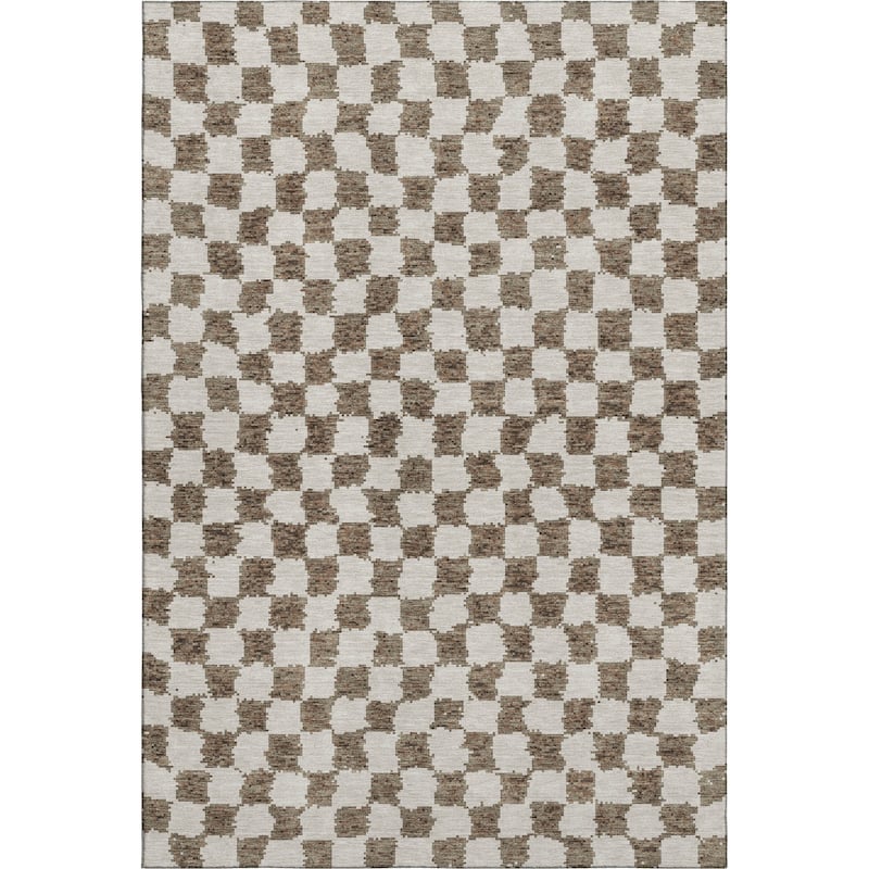 Premium Washable Super Soft Casual Checkered Mayfield Rug