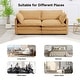 preview thumbnail 51 of 150, Corduroy Sectional Sofa with Removable Ottomans & Ultra-soft Cushions for Living Room & Bedroom