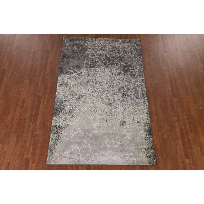 Multi-Color Turkish Area Rug Machine Made Abstract Carpet - 5'0" x 8'0"