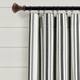 Lush Decor Farmhouse Stripe Yarn Dyed Cotton Window Curtain Panel Pair