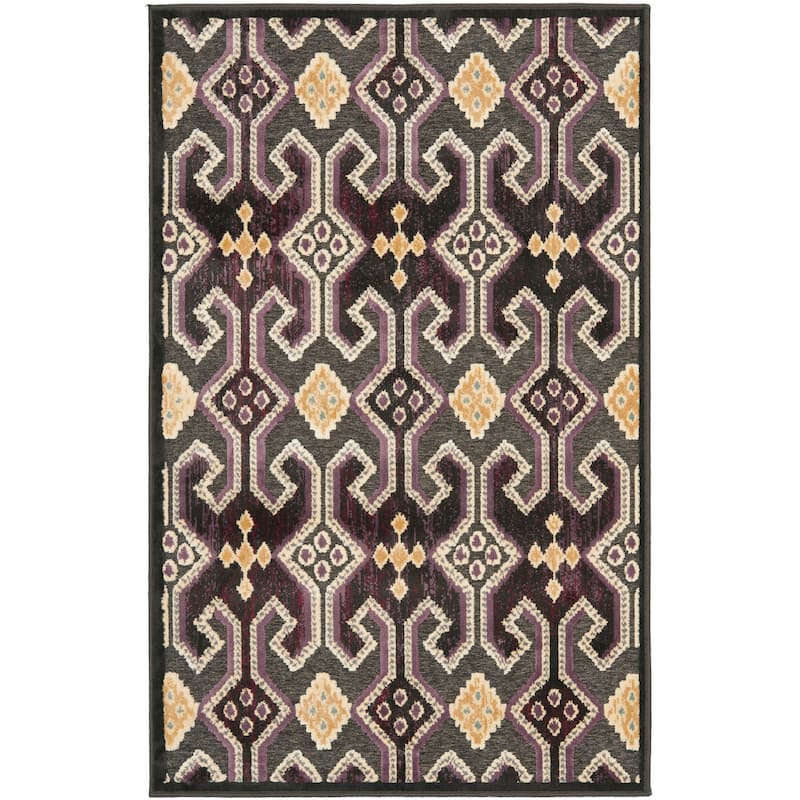 SAFAVIEH Paradise Wintrud Modern Viscose Rug - 2'7" x 4' - Anthracite - Rectangle