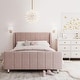 preview thumbnail 1 of 12, Little Seeds Valentina Upholstered Bed Frame