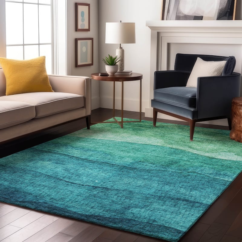 Premium Washable Super Soft Modern Ombre Mayfield Rug