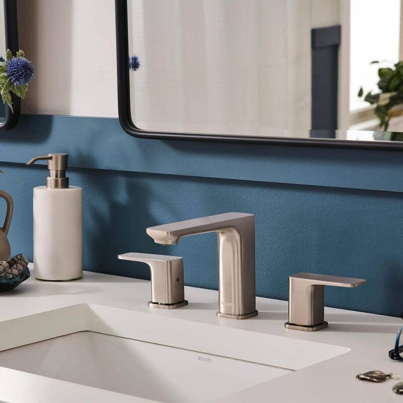 Ruvati Lanai Two Handle Widespread Bathroom Faucet in Brushed Nickel - RVF5237BN - 7'6" x 9'6"