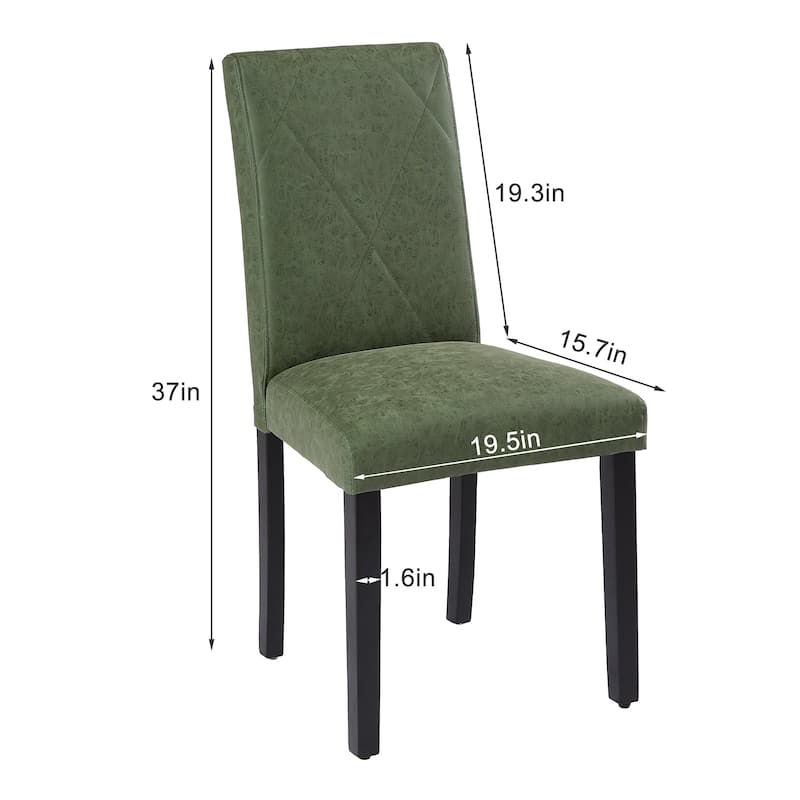 Javlergo Dining Chairs Set of 2/4/6, Upholstered Kitchen Chairs Dining Room Side Chair with Padded Seat Back