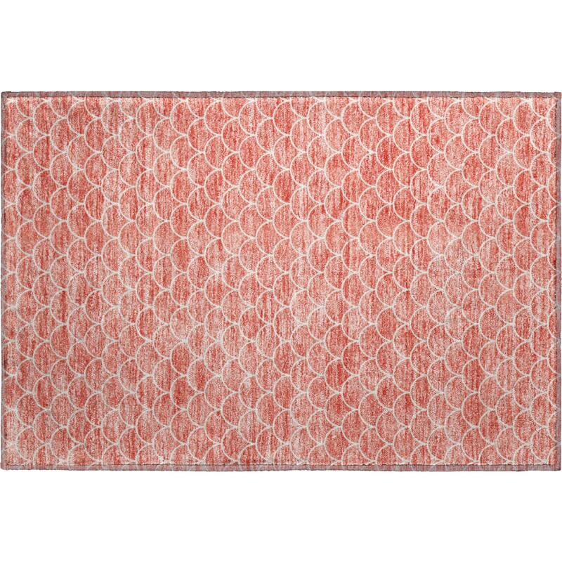 Premium Washable Super Soft Geo Scallops Mayfield Rug