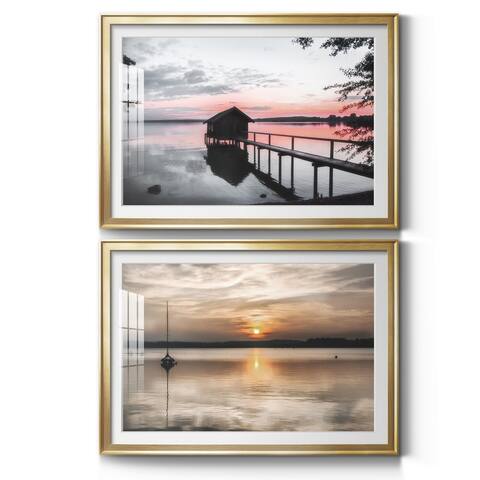 October Sunset Premium Framed Print - Ready to Hang