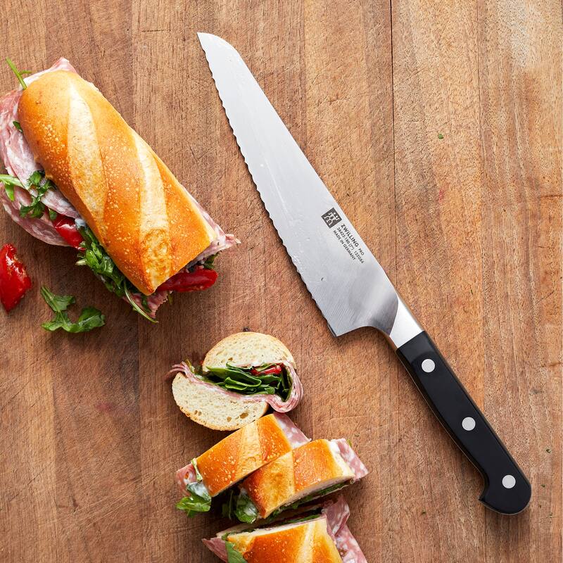 ZWILLING Pro 7-inch Ultimate Bread/Deli Knife - Black