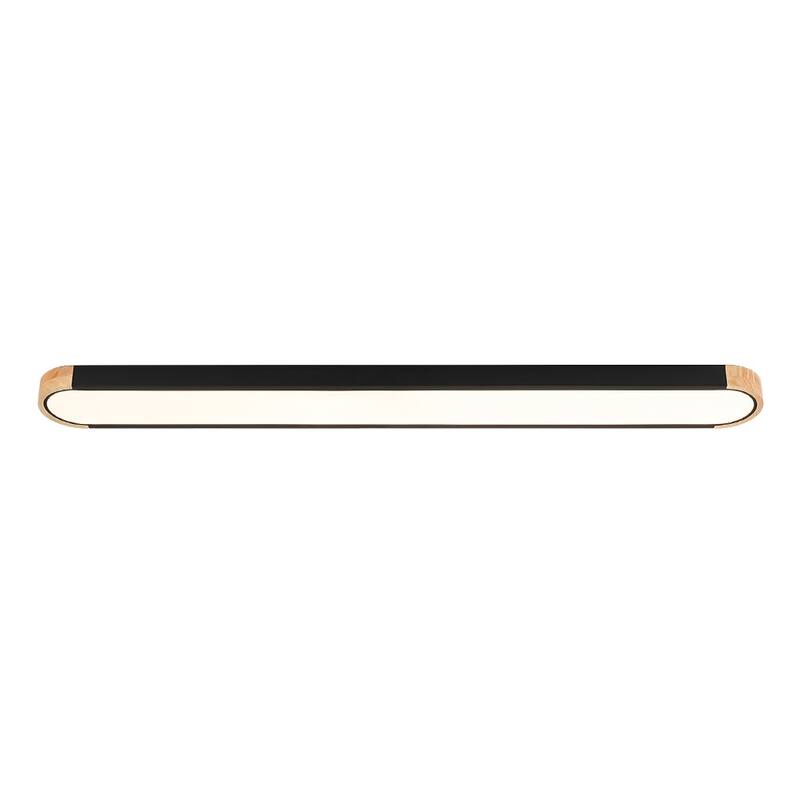 Farmhouse Long Oval Dimmable LED Flush Mount Ceiling Light 48in