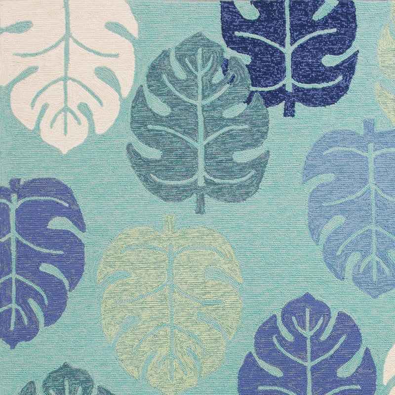 Domani Trails Tropical Blues Indoor / Outdoor Rug