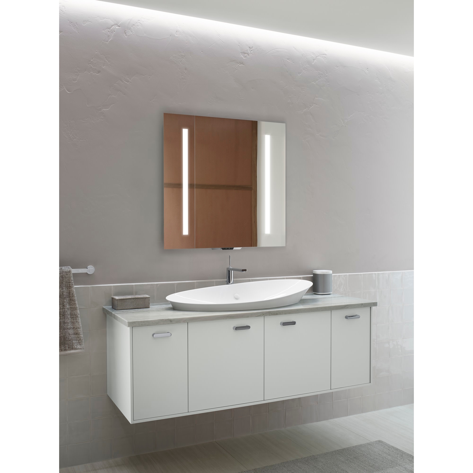 Verdera voice store lighted mirror