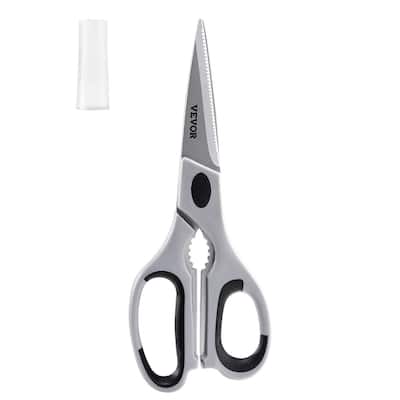 Stainless Steel Kitchen Scissors with Sheath for Precision Cuts