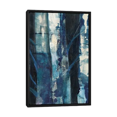 "Deep Woods I Indigo" by Albena Hristova Framed