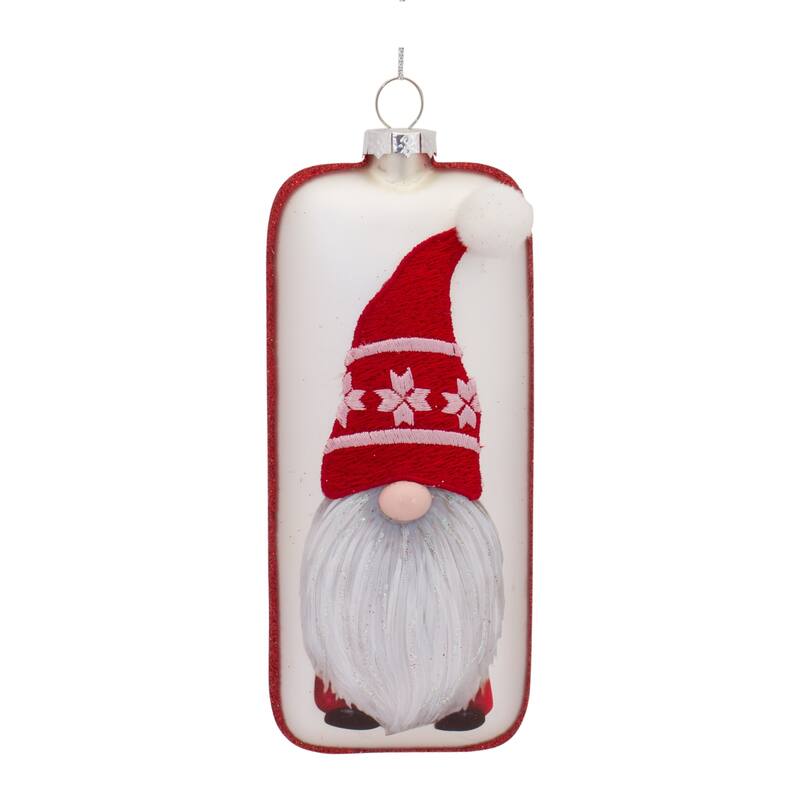 12ct Quirky Gnome Christmas Ornaments 6.25"