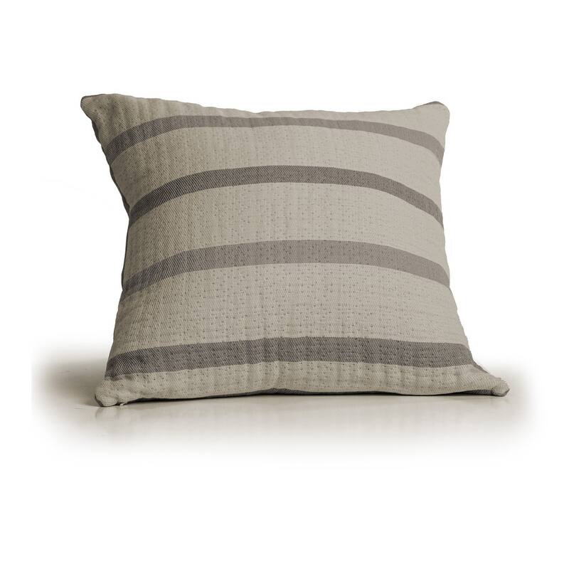 Farm to Home Horizon Decorative Pillow, Soft Reversible Cotton - Grey