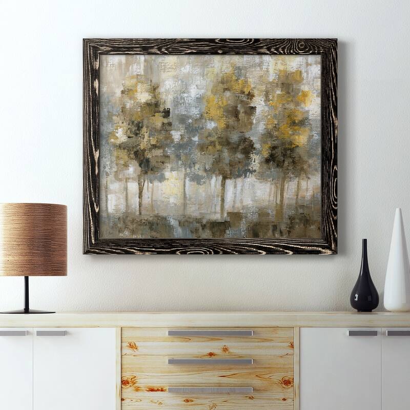 Linen Trees-Premium Framed Canvas - Ready to Hang