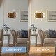 preview thumbnail 6 of 28, Cusp Barn Modern 10-Light Metal Wall Sconce, Indoor LED Wall Fixture Lights, Irregular Wall Sconce for Living Room Staircase