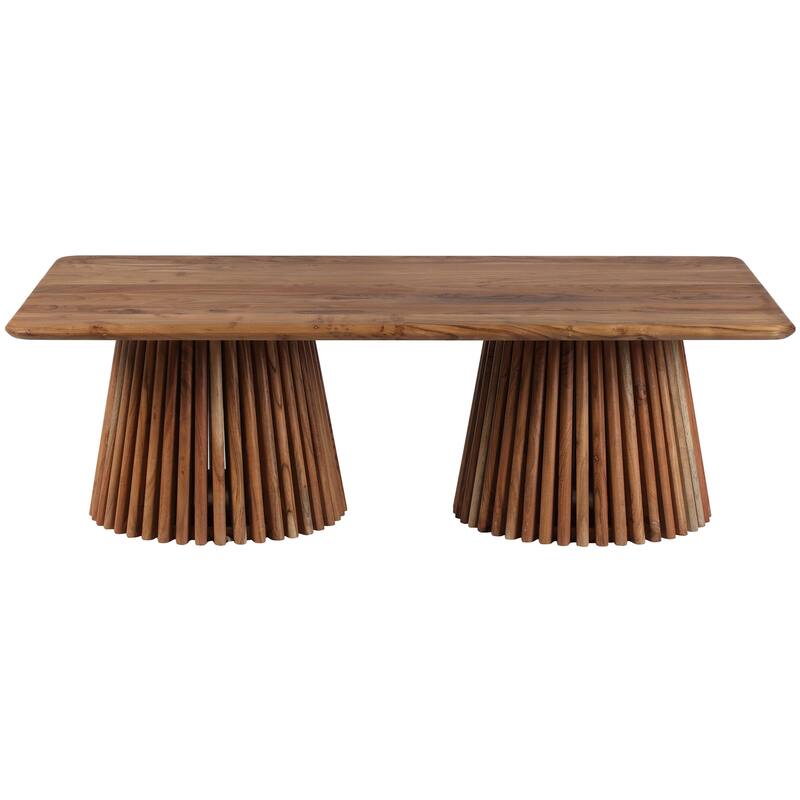 SAFAVIEH Couture Penelope Wood Coffee Table. - 51Wx28Dx16H
