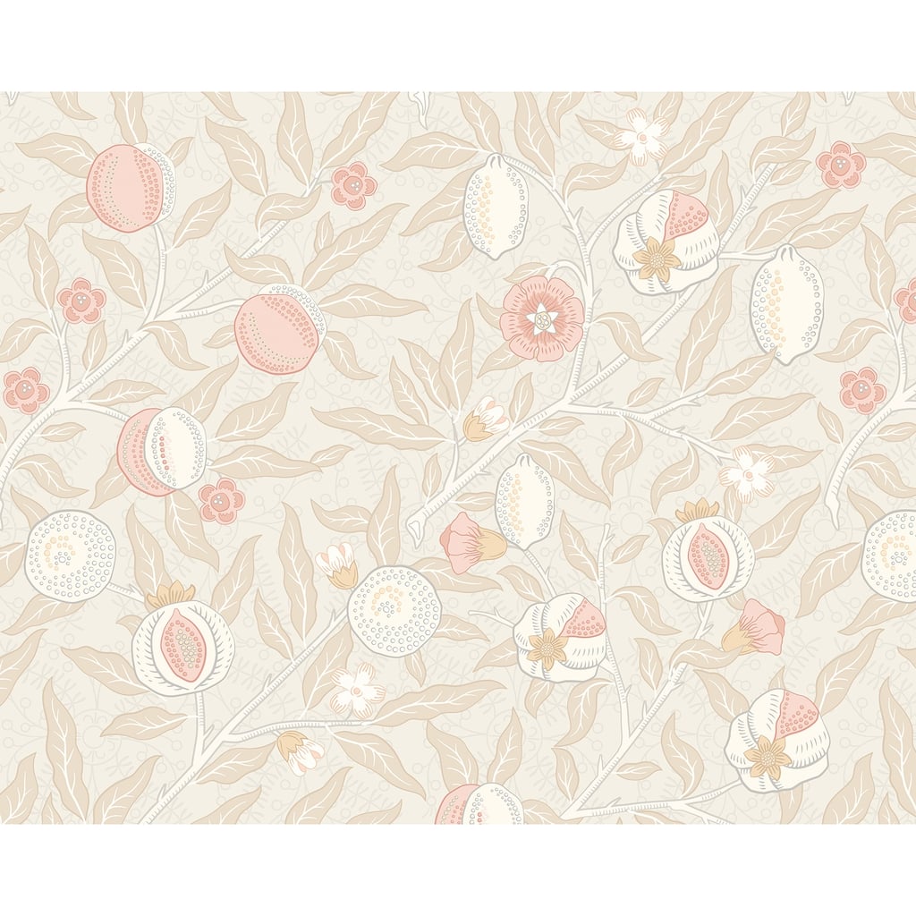 Brewster Origin Murals Fruit and Foliage Beige Wall Mural - N/A