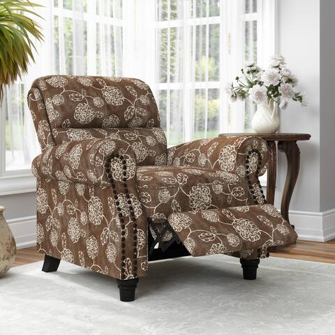 Copper Grove Jessie Floral Push Back Recliner Chair