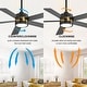 preview thumbnail 46 of 47, Airsurfer 52 in. Integrated LED Indoor Ceiling Fans with Light and Remote Control Included
