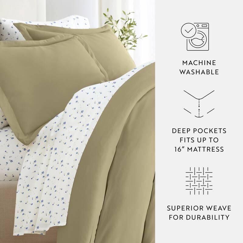 8pc Solid Duvet Bundle
