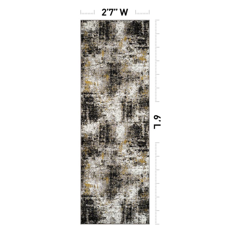 World Rug Gallery Adare Contemporary Abstract Area Rug