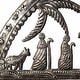 preview thumbnail 4 of 8, Christmas Nativity Scene Haitian Metal Drum Wall Art