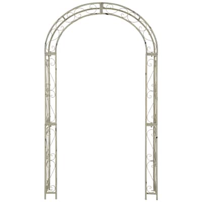 SAFAVIEH Outdoor Living Pagan Victorian Scroll Iron Arch
