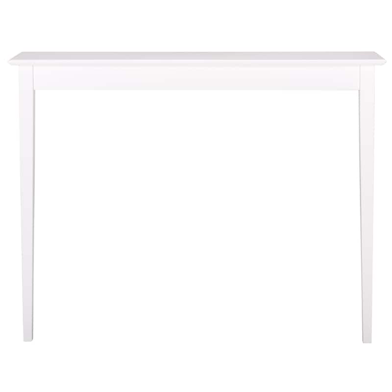 SAFAVIEH Home Entil 2-Legged Console Table - 10"W x 45"D x 35"H - White