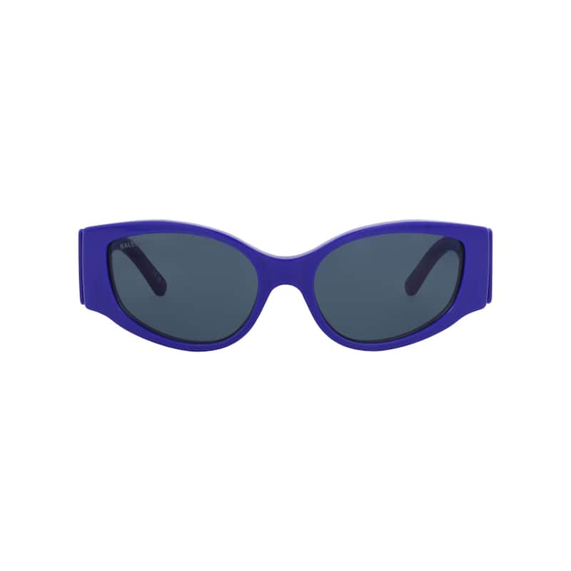 Balenciaga Cat Eye-Frame Recycled Acetate Sunglasses - Blue Blue Blue - Blue - Blue Lens