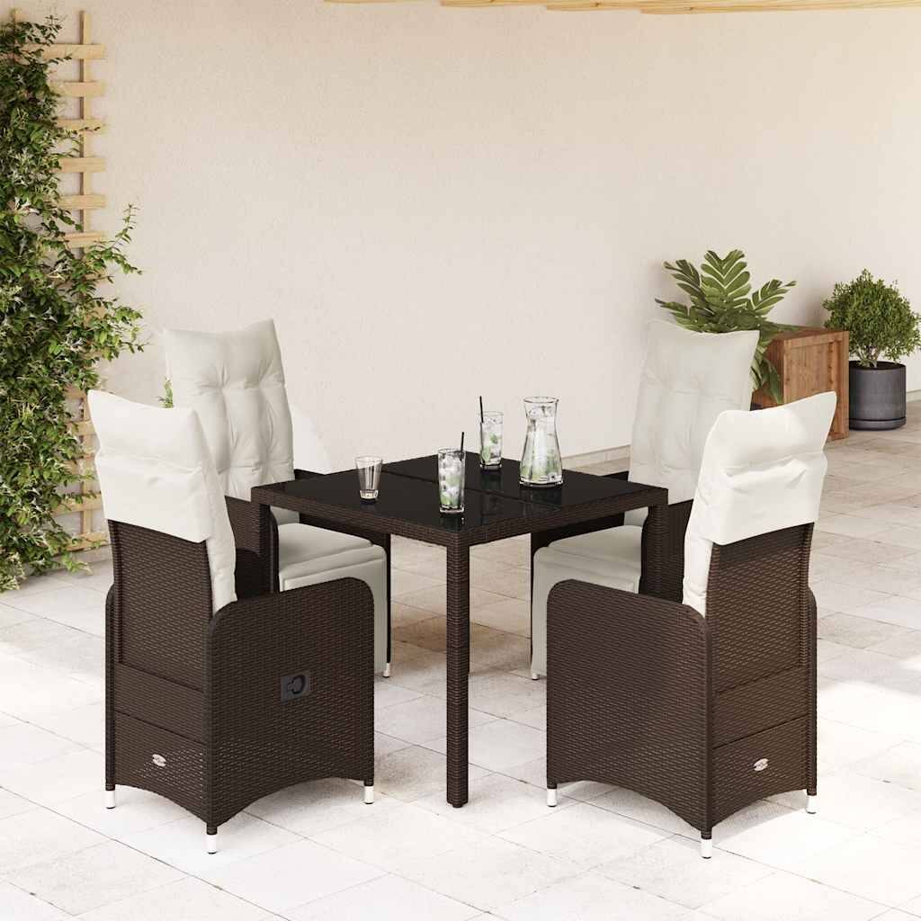 vidaXL Bistro Set Brown