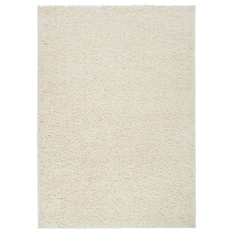 World Rug Gallery Contemporary Solid Cozy Plush Shag Area Rug