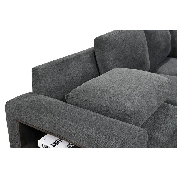 125'' Oversized U-Shaped Multi-Function Sectional Sofa with