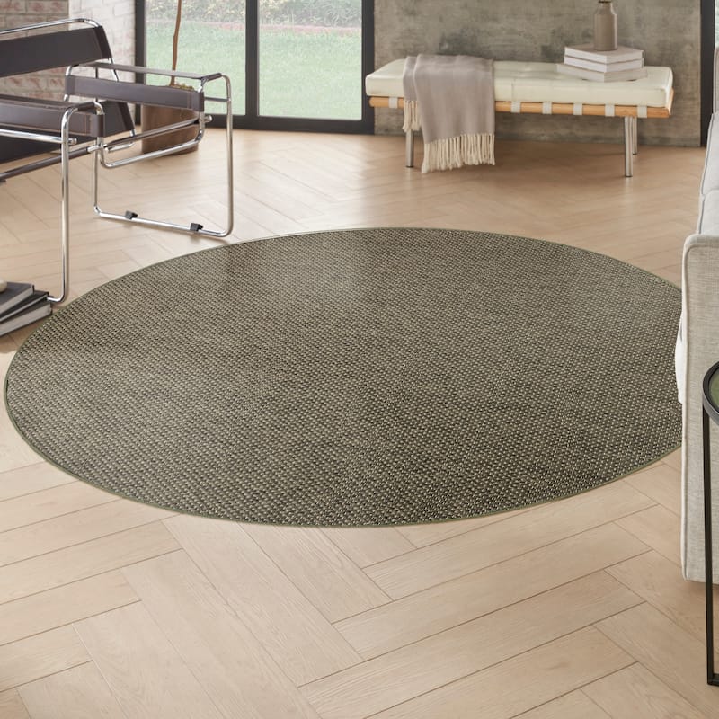 Nourison Tulum Indoor/Outdoor Solid Area Rug