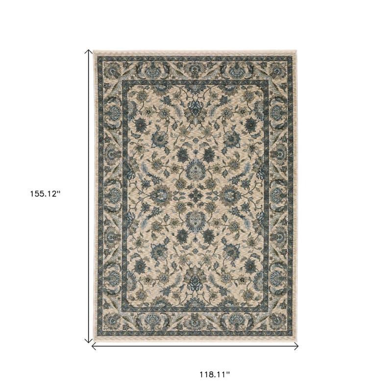 HomeRoots Oriental Traditional Runner Area Rug