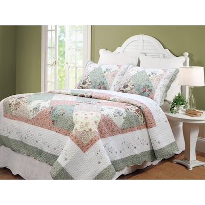 Celia Patchwork Cotton Quilt Bedding Set