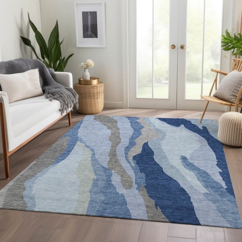 Premium Washable Super Soft Mid Century Modern Mayfield Rug