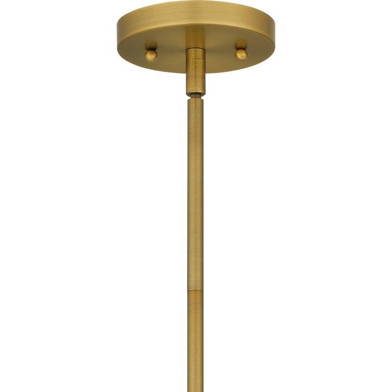 Stetson 1-Light Mini Pendant in Brushed Gold