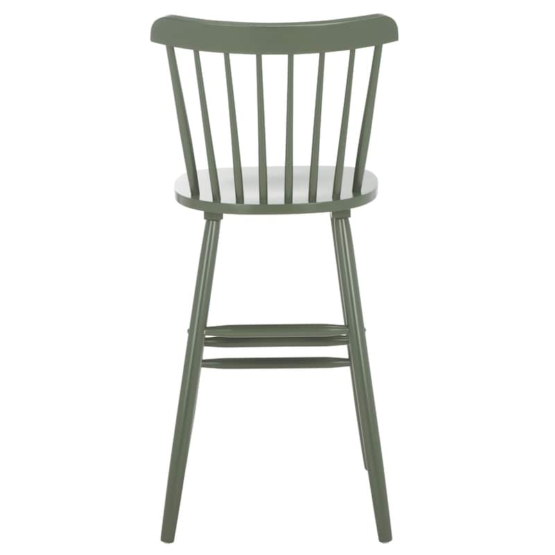 SAFAVIEH Aida 30-inch Spindle Farmhouse Bar Stool (Set of 2) - 19.9" x 19.8" x 38" - 20"W x 20"D x 43"H