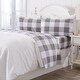 preview thumbnail 80 of 87, Great Bay Home Extra Soft Cotton Flannel Printed Bed Sheet Set