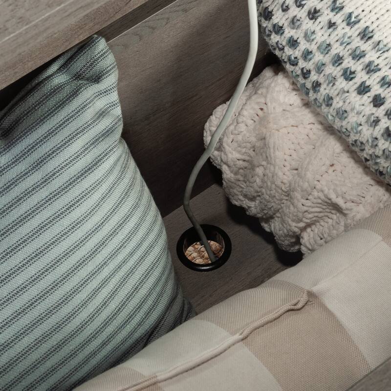 Wood Lift-Top Coffee Table with Hidden Storage and Open Cubbies, Brown - 41.65" L x 32.13" W x 17.95" H