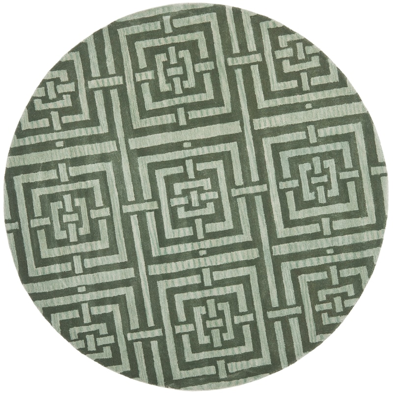 SAFAVIEH Handmade Wyndham Idalina Modern Wool Rug