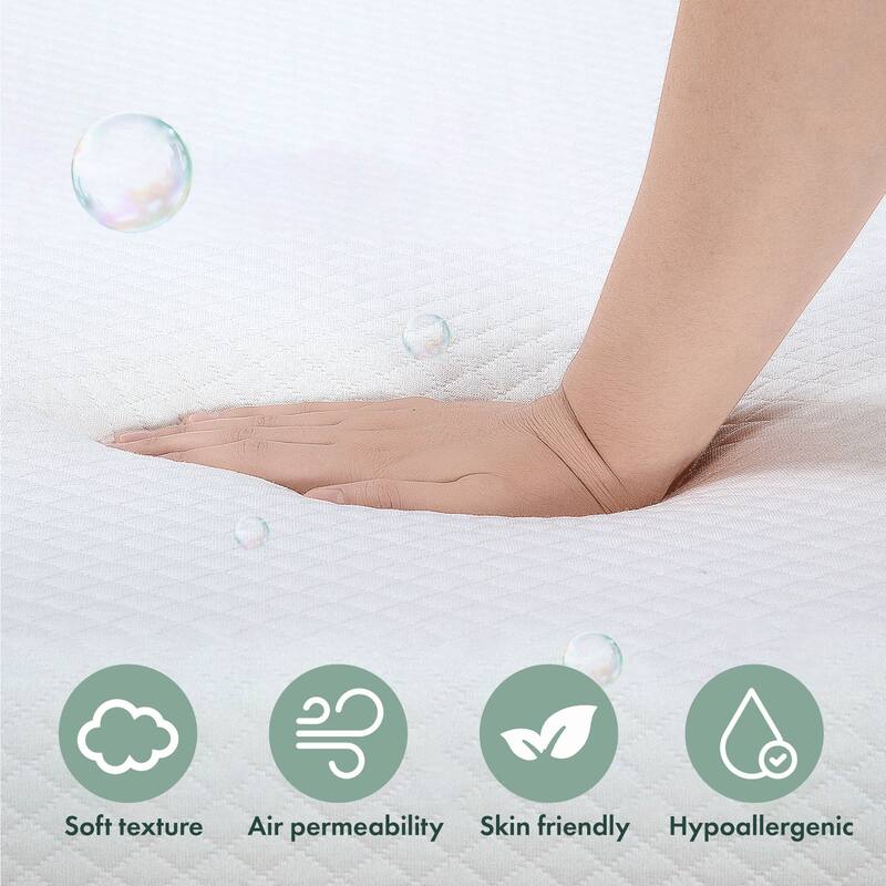 DH BASIC 6 Inch Hypoallergenic CertiPUR-US Gel Memory Mattress by Denhour