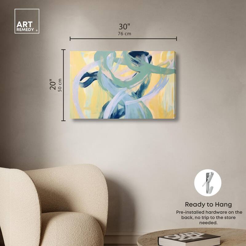 Entangled Embrace I Canvas by Art Remedy, Gallery Wrapped