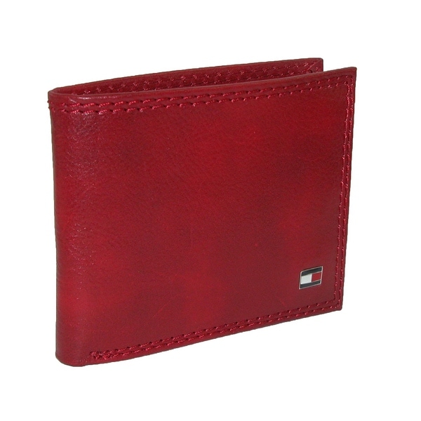 Tommy Hilfiger Men's Leather Jerome Double Billfold Wallet