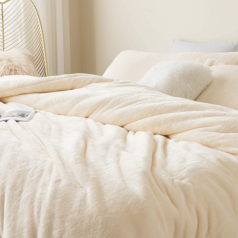 Me Sooo Comfy - Coma Inducer® Oversized Comforter Set - Ecru